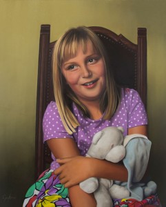 Oil Painting of Young Girl by Gary Armer