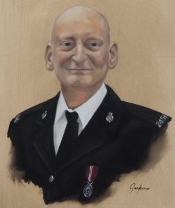 Portrait Painting of Police Constable