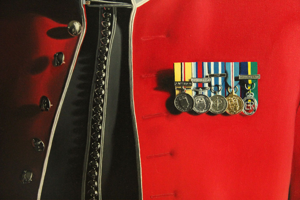 Painting of Military Medals