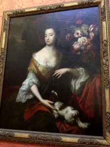Portrait of a Lady with a Dog by Harman Verelst
