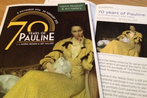 Brochure for the 70 Years of Pauline at the Harris Museum & Art Gallery Exhibition
