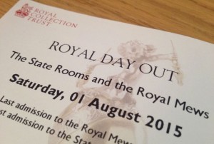Ticket for Buckingham Palace Royal Day Out