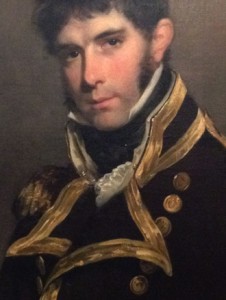 Detail of Military Portrait painting