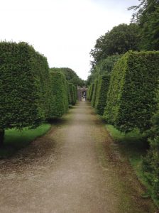 Pathway in the Tudor Gardens of Hoghton Tower