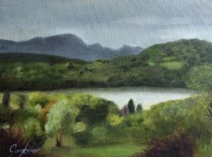 Painting of Lake Windermere