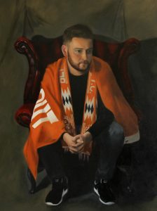 Blackpool FC Fan Painting by Gary Armer