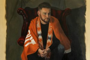 Painting of a Blackpool FC Fan