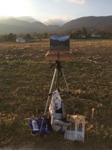 Landscape Painting near Nyon
