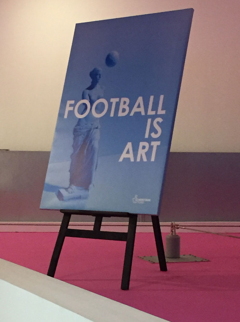 Football Is Art Canvas