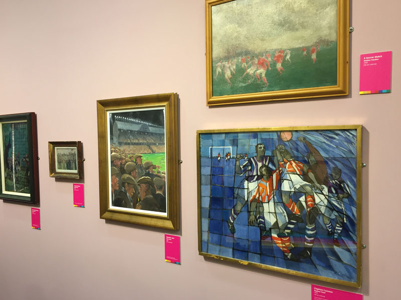 Paintings at the National Football Museum