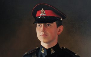 British Army Officer Portrait Painting