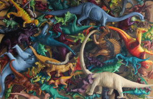 Life Finds a Way Dinosaur Painting by Gary Armer