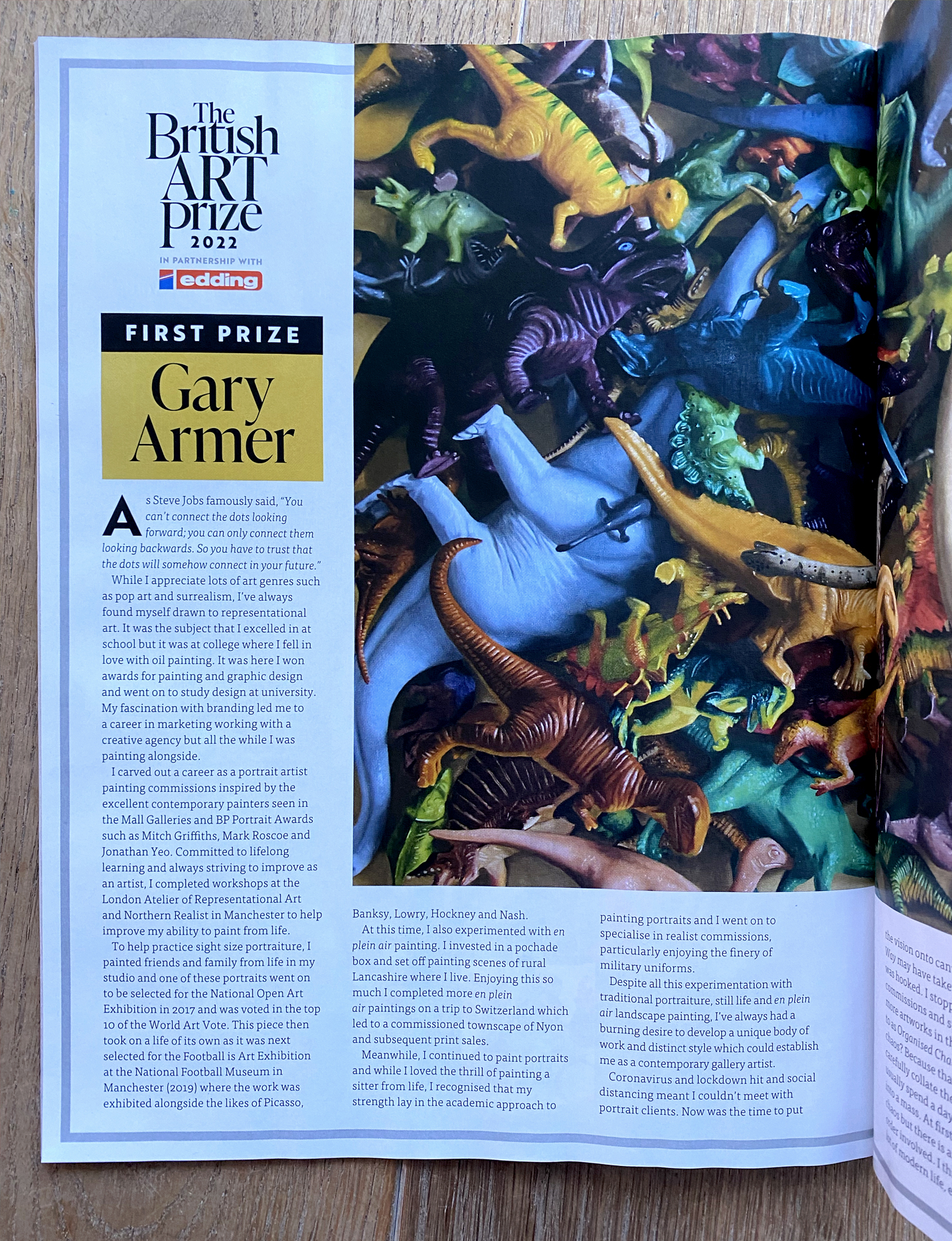 British Art Prize First Prize Article Gary Armer Life Finds a Way