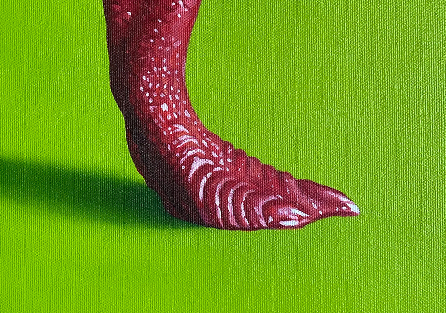 T-Rex Toy Foot Painting
