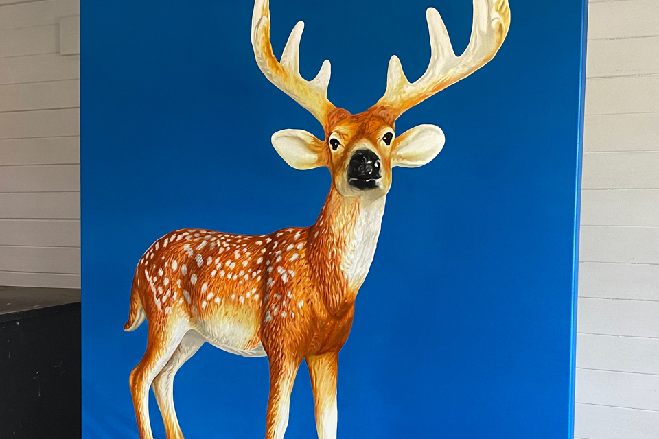 Taiwan Formosan Sika Deer Painting