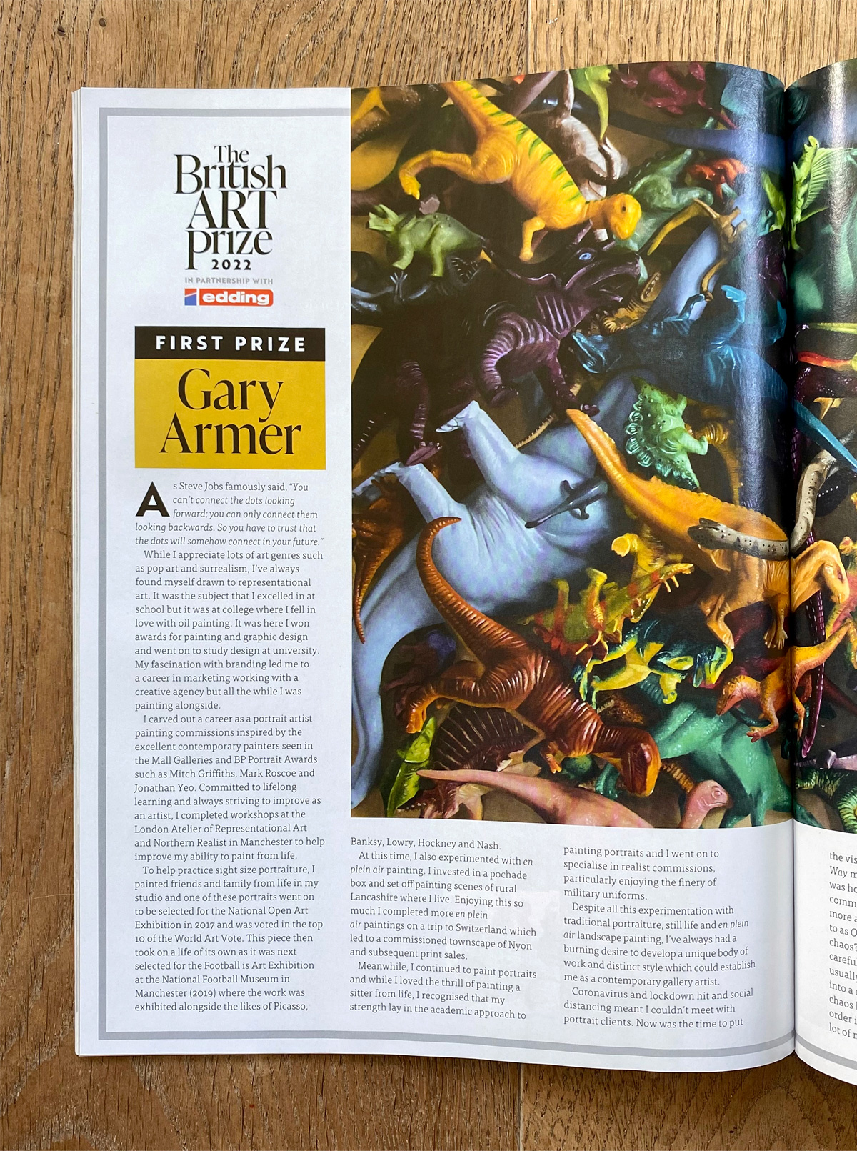Gary-Armer-Art-Prize-Win-Article-1 Gary Armer Art Prize Win Article Part 1